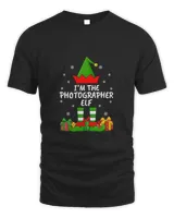 Xmas Family Matching Funny The Photographer Elf Christmas T-Shirt