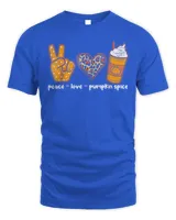 Peace Love Pumpkin Spice Autumn Fall Season Shirt