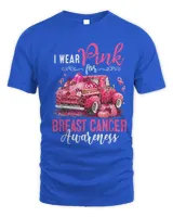 I Wear Pink For Breast Cancer Awareness Pink Pumpkin Truck 78