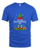 Xmas Family Matching Funny The Photographer Elf Christmas T-Shirt