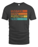 retro husband daddy protector hero fathers day for dad