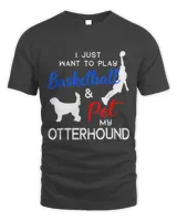 Basketball Gift Otterhound Funny Basketball Dog Owner Lover Xmas Gift