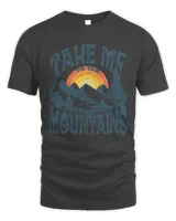 Take Me to the Mountains Tee, Mountains T-shirt, Outsider, Vintage Inspired Cotton T-shirt, Unisex T-shirt