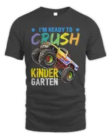 Crush Kindergarten Monster Truck Back to School Boys Gift
