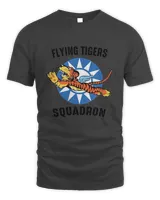 Vintage Style Design Featuring US Army Air Corps Flying Tigers Squadron Design T-Shirt