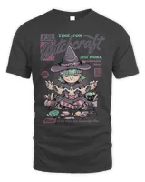 Funny Time For Witchcraft Cute Goth Halloween Witch Pun569