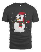 Pirate Snowman Christmas Funny Family Xmas Outfit