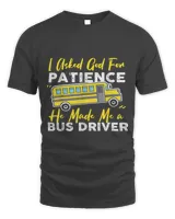 Funny School Bus Driver Christian Design with God