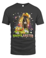 Happy Easter Cute Bunny Dog Boxer Eggs Basket Funny Dog