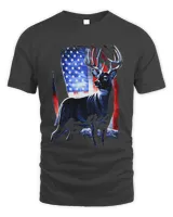 Buck American Flag Deer Hunting