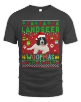 Landseer Christmas Woof Santa Landseer Dog Lover Owner 31