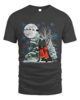 Schipperke Under Moonlight Snow Christmas Pajama 56