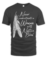 Native American A Woman With Native Blood American