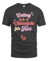 Eating Chocolate For Two New Mom Pregnant Valentines Day