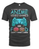 Anime Video Games Food Gaming Nerd Computer Playing Lover