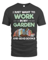 Book Reader Work In Garden And Read Books Hobby Gift Idea 329 Reading Library