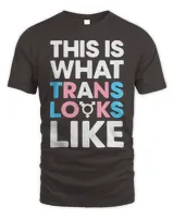 This Is What Trans Looks Like LGBT Transgender Pride Flag