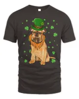 St Patricks Day Brussels Griffon Dog Shamrock Gift T-Shirt