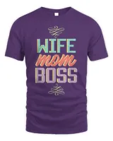 Wife Mom Boss Funny Gift For Mom Mama Mothers Day