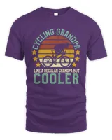 Cycling Grandpa T-shirt, Cyclist Shirt for Him, Grandfather Bike Riding Clothes for Him, Father's Day Cycling Gift, Unisex Shirt