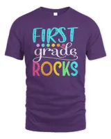 Team First Grade Hello 1st Grade Rocks Back To School Funny