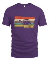 Wake Surfing Wakesurfing Boat Lake Surf T-Shirt