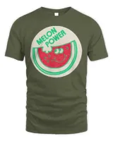 Vintage Scratch and Sniff Sticker Watermelon, Melon Power! Tee Shirt