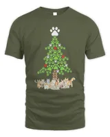 Cats Paw Meow Tree Christmas Meowmas Shirt