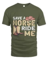 Horse Shirts For Women Save A Horse Ride A Cowboy