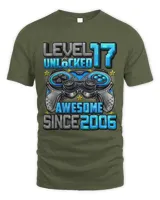 Level 17 Unlocked Awesome Since 2006 17th Birthday Gaming