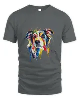 Australian Shepherd Watercolor t shirt