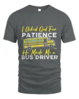 Funny School Bus Driver Christian Design with God