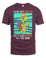 Do not give up but swear Turtle Jogger runner