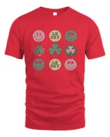 Hearts Retro Groovy St. Patricks Day T-shirt_679