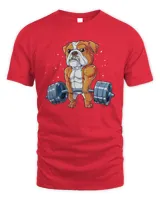 English Bulldog Weightlifting