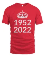 1952 – 2022 Platinum Jubilee British Queen for 70 Years Shirt