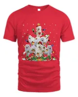 Samoyed Christmas Lights Tree Funny Dog Lover Xmas 238