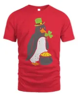Irish Penguin Cute Animals St Patricks Day Saint Paddys Girl T-Shirt