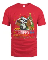 Badger Animal Lover Funny Happy Badger HelloThanksMas