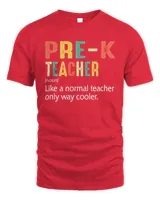 Funny Back To School Definition Pre-K Teacher Student Kids