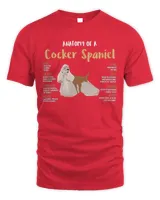 Anatomy Of A Cocker Spaniel Function Of Dog’s Part T-Shirt
