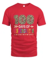 100 Days Of School T-Shirt100 Days Kindergarten Teacher or Student 100th Day of school T-Shirt_by schirmerbas_ copy