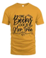 Omg Becky Look At Her Tree, Men's & Women's Merry Christmas Shirt