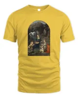 Virgin of the Rocks by Leonardo da Vinci T-Shirt