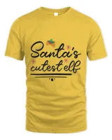 Santa's Cutest Elf, Men's & Women's Merry Christmas Shirt