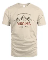Vintage Shenandoah National Park Virginia1670 T-Shirt