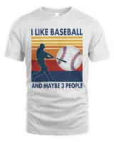 I like baseball and 3 people
