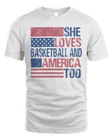 She Loves basketball And America Too