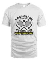 BADMINTONis Like Ballet Dancing Shirt, Badminton Shirt,Badminton T-shirt,Funny Badminton Shirt, Badminton Gift,Sport Shirt