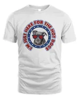 2018 July 4th Shirt Im Here for the Hot Dogs TShirt3207 T-Shirt